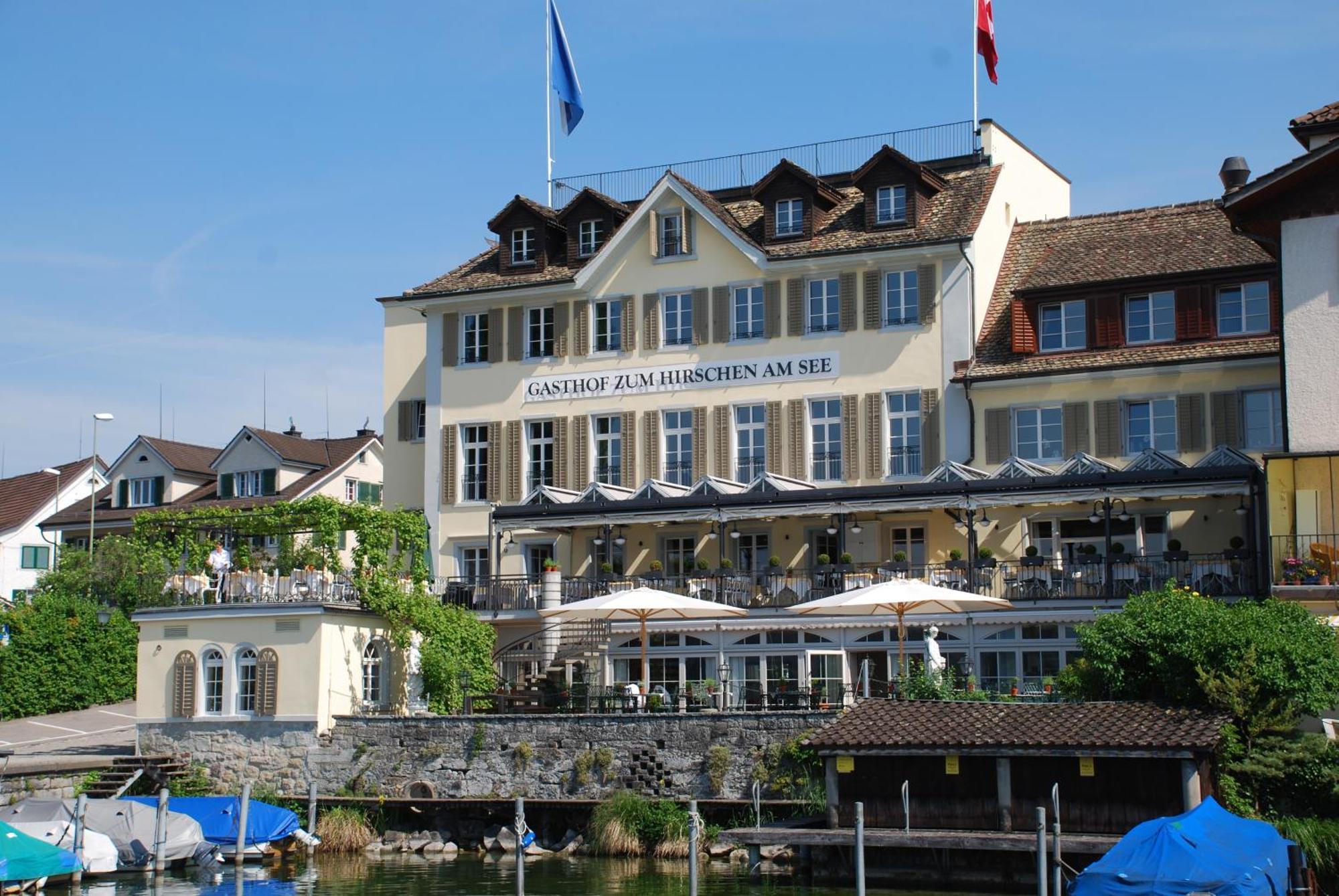 Hotel Hirschen Am See Meilen Bagian luar foto